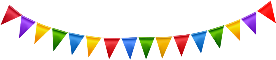 Streamer Vector Free Png Images - Png Happy Birthday Cap Clipart (1024x304), Png Download