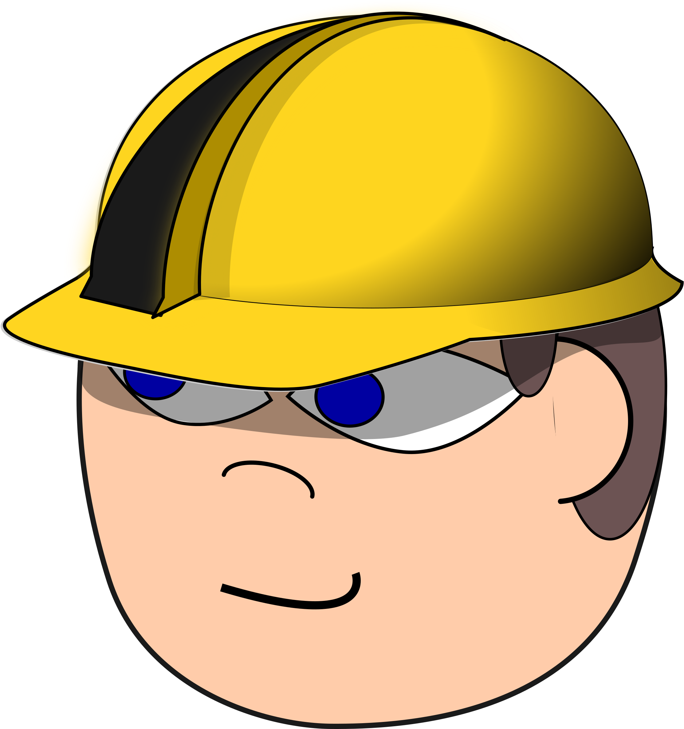 Big Image - Construction Helmet Clipart - Png Download (2293x2400), Png Download