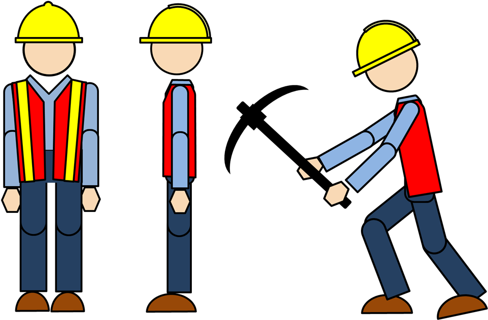 Construction Worker Clipart - Transparent Construction Workers Clipart - Png Download (1130x687), Png Download