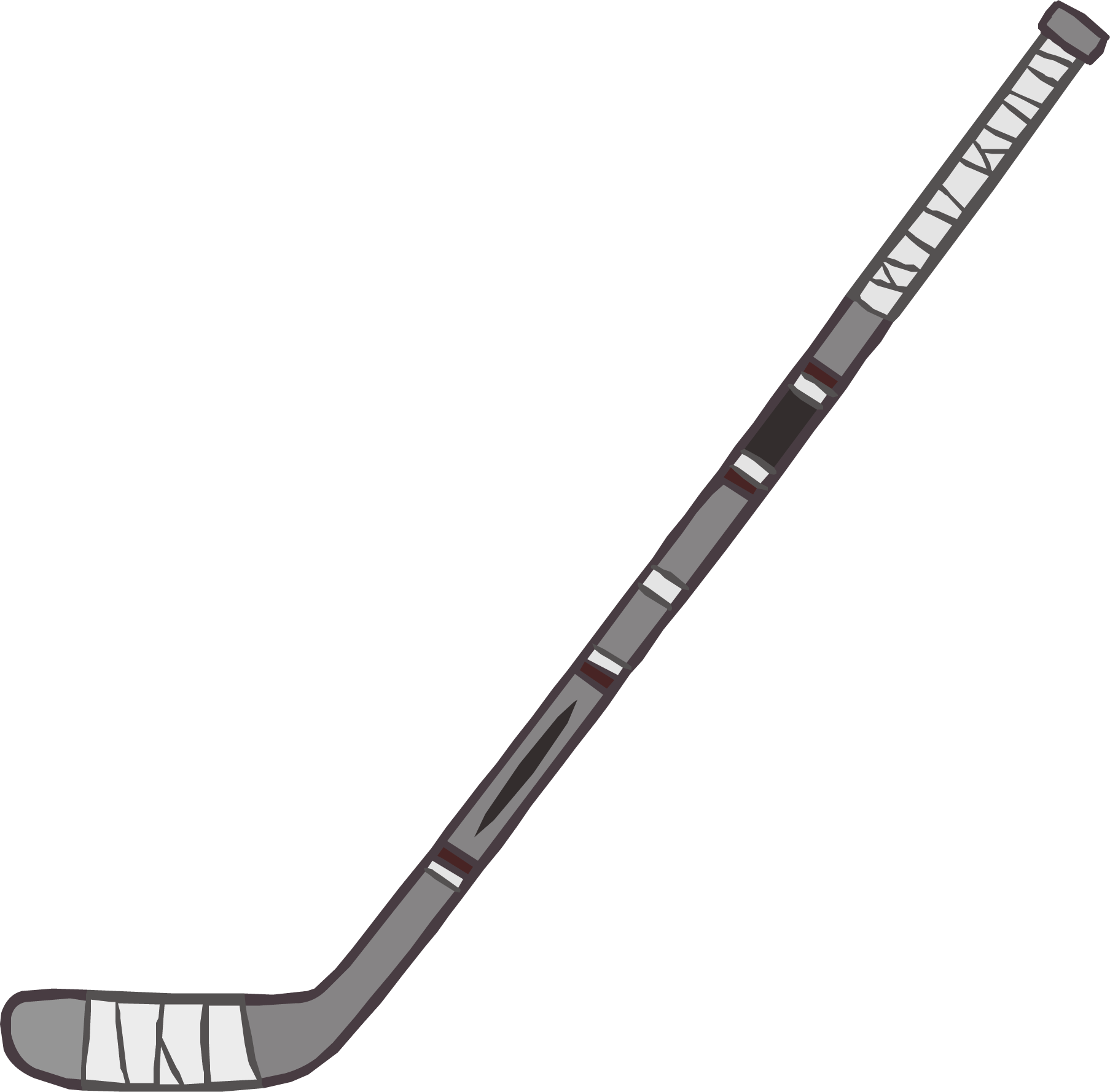 Hockey Stick Transparent Background Png - Imagenes De Un Palo De Hockey Clipart (1807x1777), Png Download