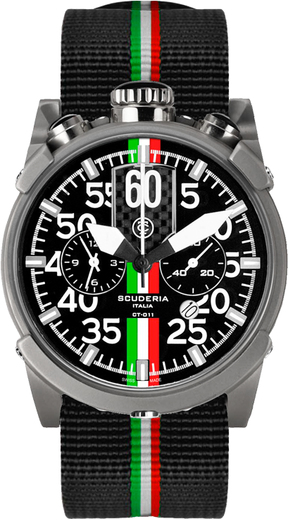 Cs10126n - Scuderia Italia Watch Clipart (750x750), Png Download