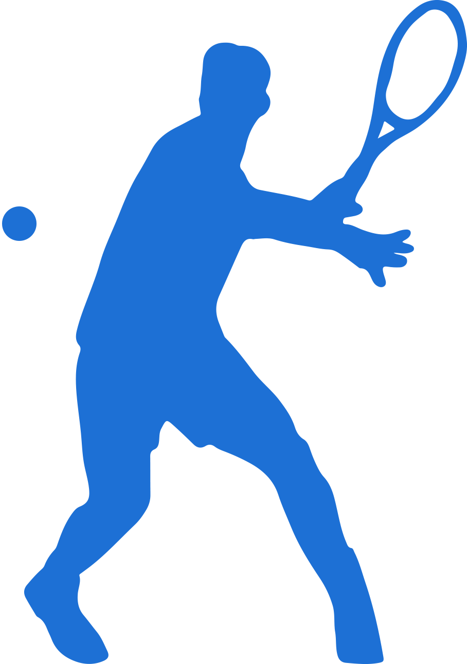 Tennis Silhouette Png - Transparent Tennis Clipart (908x1290), Png Download