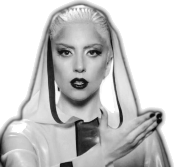 Lady Gaga Png Transparent Images - Lady Gaga Alejandro Png Clipart (594x564), Png Download