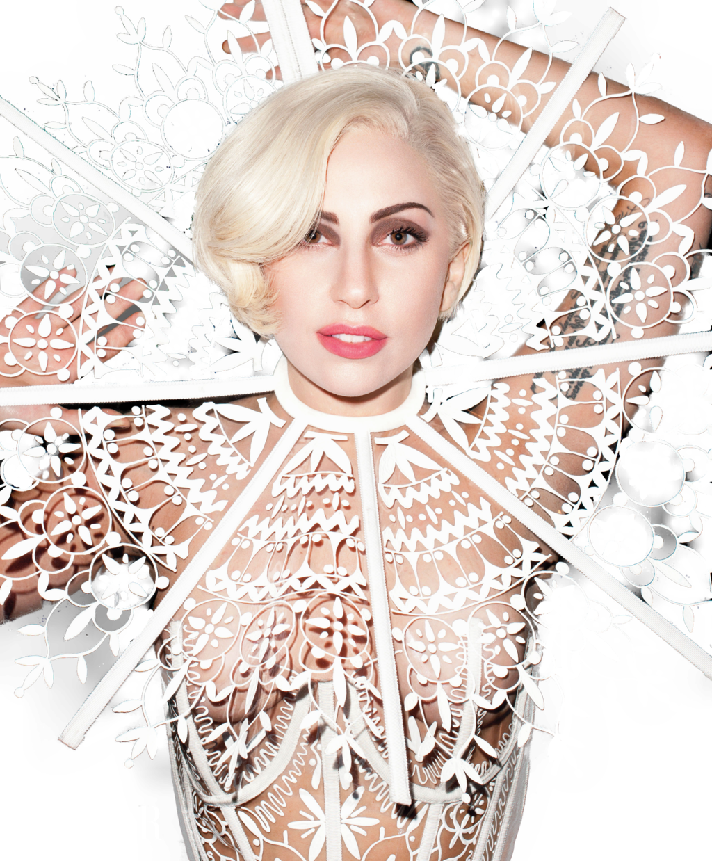 Artpop - Png - Terry Richardson Lady Gaga Clipart (1024x1238), Png Download