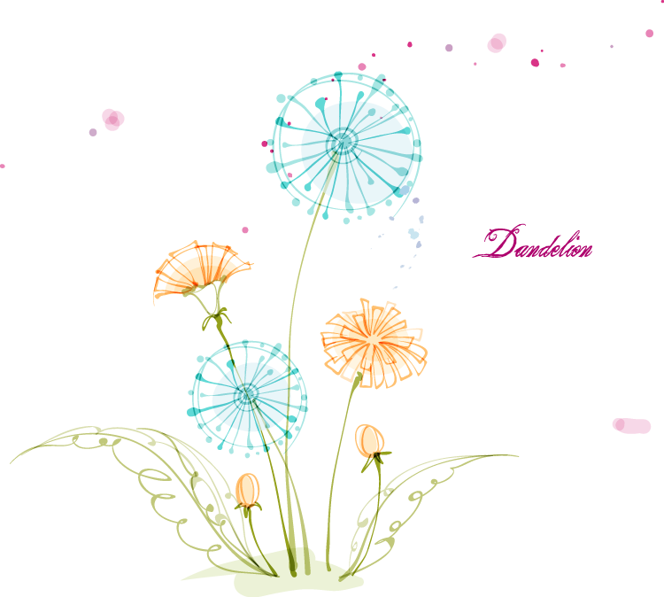 Drawing Ubisafe Painting Colored Pencil Illustration - 蒲公英 插畫 Clipart (750x674), Png Download