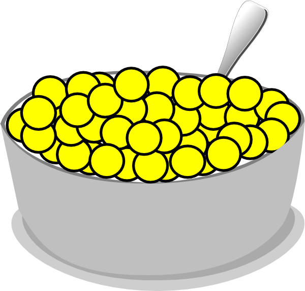 Cereal Bowl Clipart - Transparent Background Cereal Clip Art - Png Download (600x572), Png Download