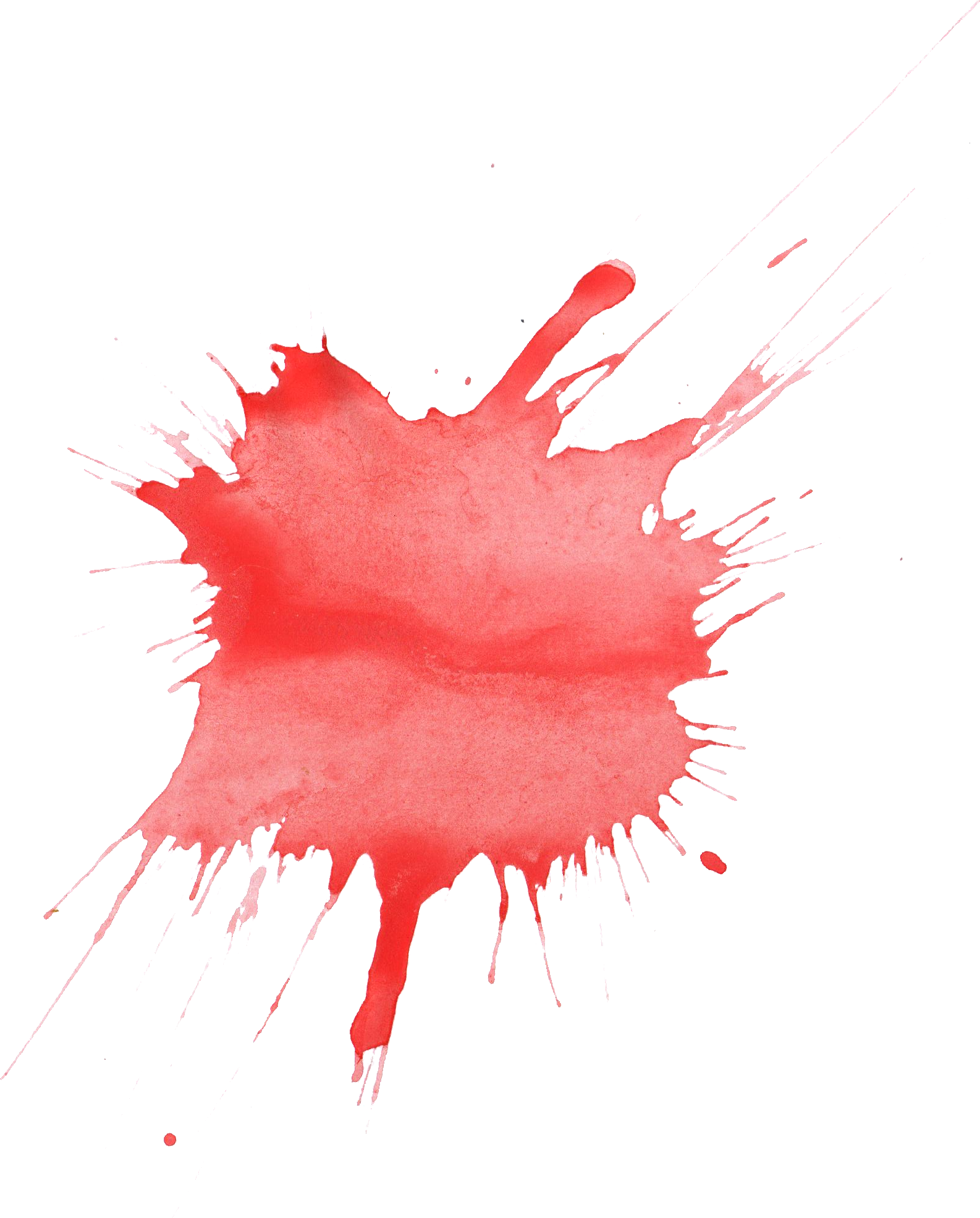 Free Download - Red Paint Splatter Png Clipart (1586x1971), Png Download