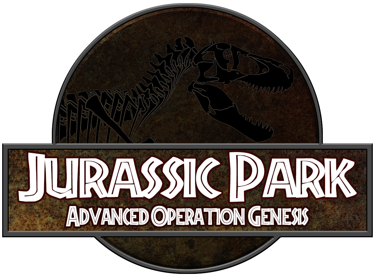 Advanced Operation Genesis Mod - Jurassic Park Clipart (1208x893), Png Download