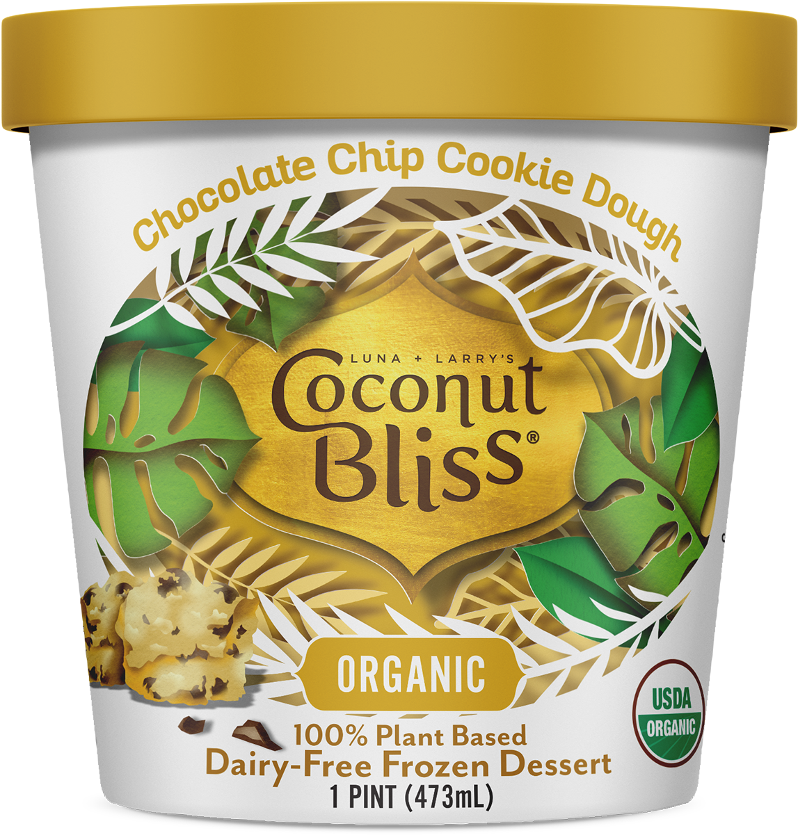 Chocolate Chip Cookie Dough - Ice Cream Clipart (1580x1200), Png Download