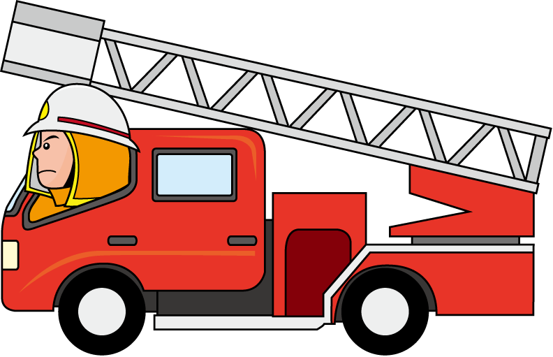 Firetruck Cartoon Fire Truck Clipart - Fire Truck Vector Png Transparent Png (792x511), Png Download