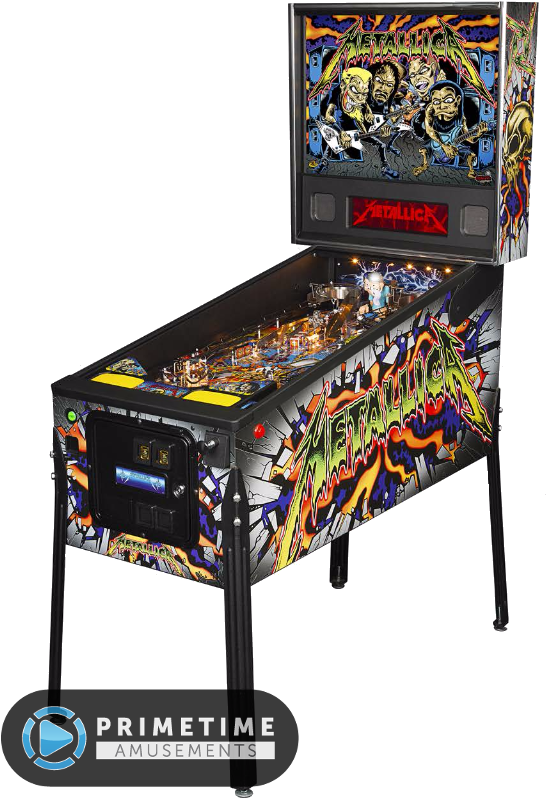 Metallica Led Pro - Metallica Pinball Machine Clipart (821x821), Png Download
