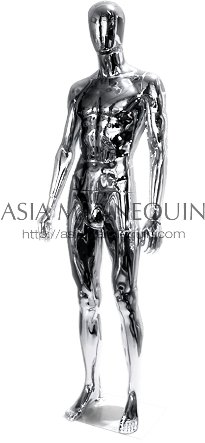 Mchm Mannequin Chrome Male Silver Asia Mannequin Png - Sketch Clipart (1200x1200), Png Download