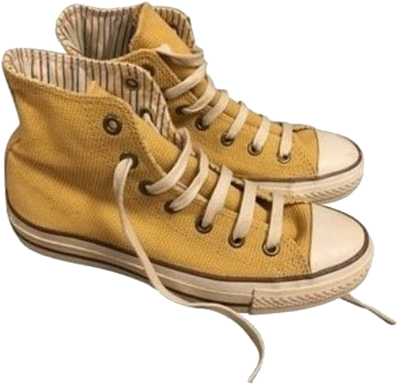 Yellow Sneakers, Arin Andrews, Sock Shoes, Mood Boards, - Aesthetic Yellow Shoes Png Clipart (626x657), Png Download