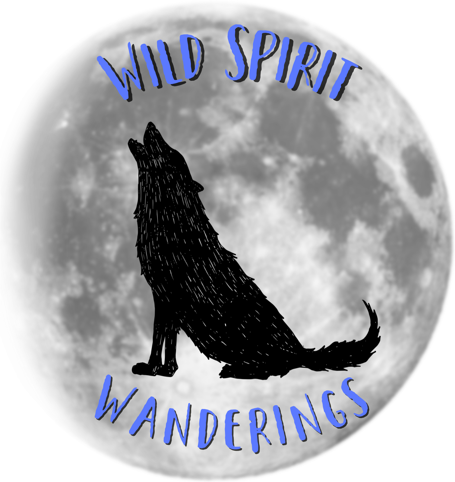 Wild, Wild Spirit, Spirit, Wanderings, Wandering, Wolf, - Moon Clipart (2012x1691), Png Download