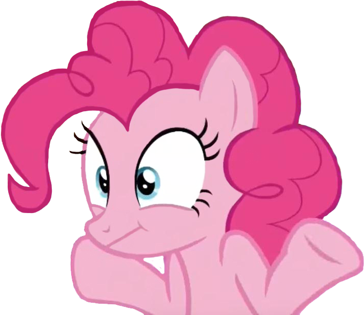 Transparent Shrugging Pinkie Pie [reupload With Improvements] - Pinkamena Diane Pie Clipart (771x614), Png Download