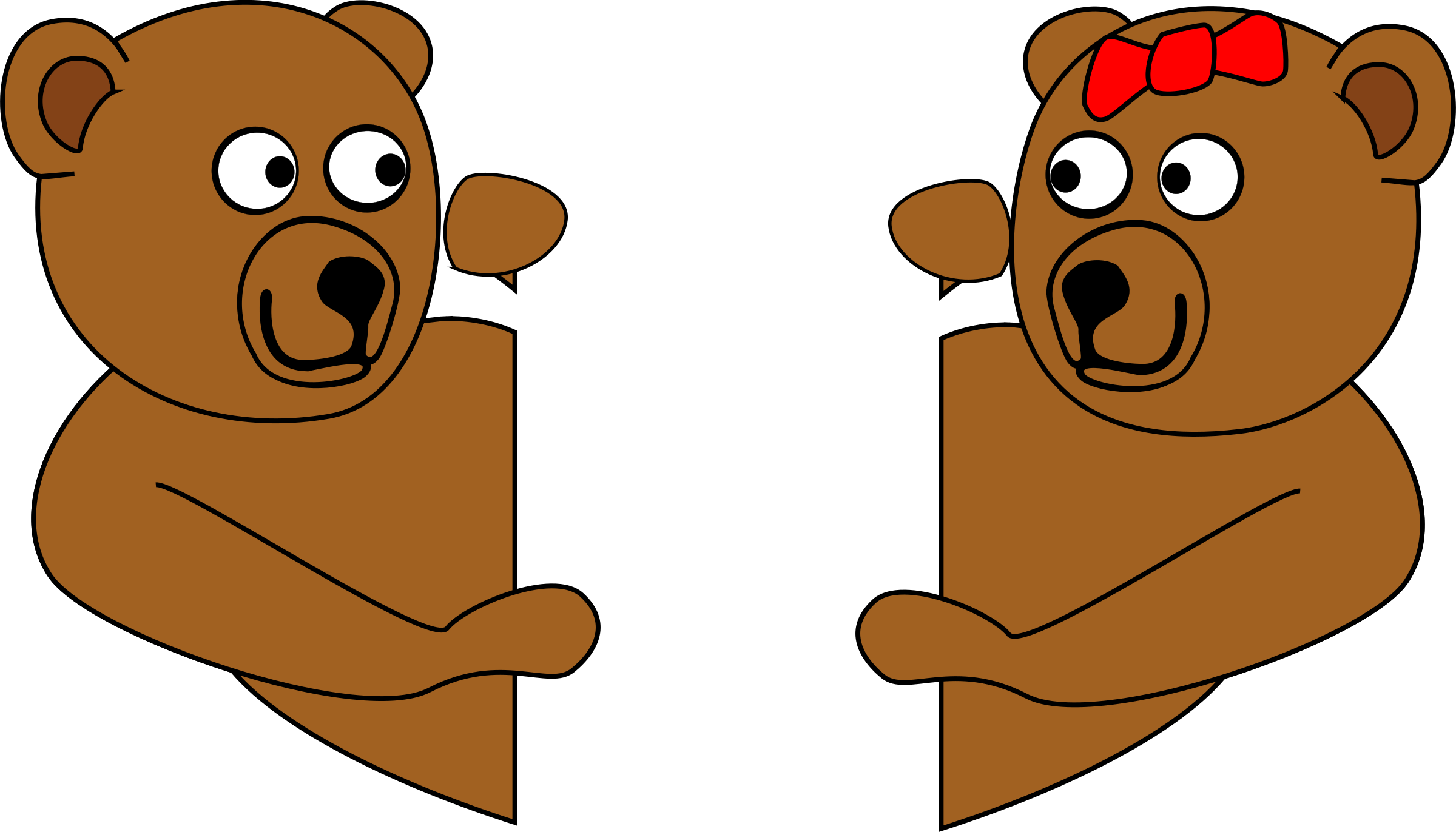 Vector Royalty Free Stock The Clip Art Free Cliparts - Teddy Bear Day Png Transparent Png (2400x1372), Png Download