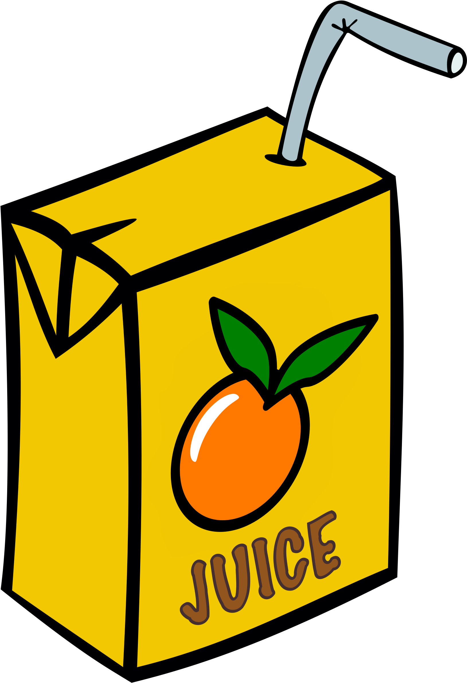 1528906718 Clipart Of Orange Juice - Clip Art Orange Juice Box - Png Download (710x1024), Png Download
