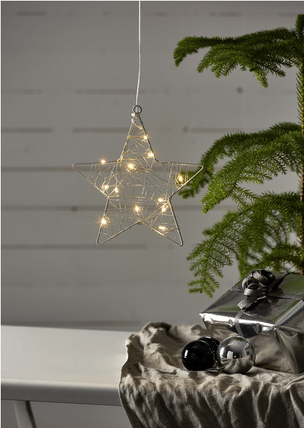 Hanging Decoration Wiry - Christmas Ornament Clipart (600x600), Png Download