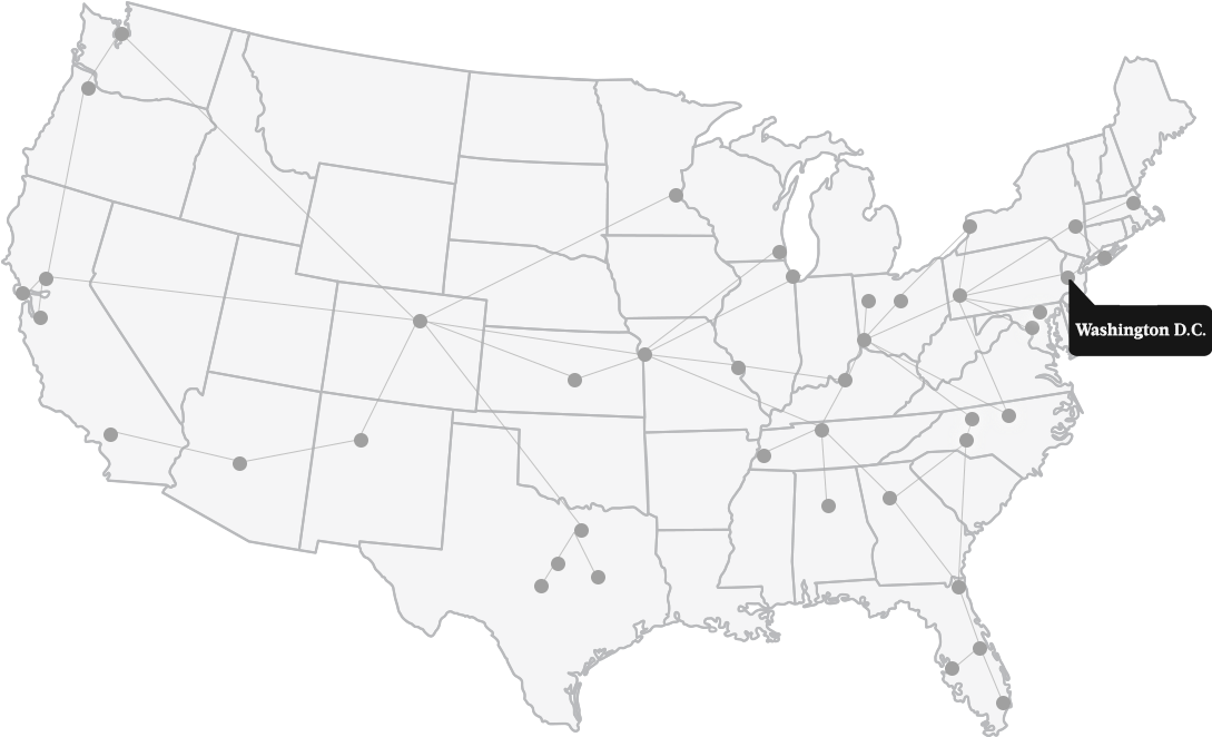 United States Map Washington Dc Acbj Usa Map Washington Dc - United States Map Clipart - Large Size Png  Image - Pikpng