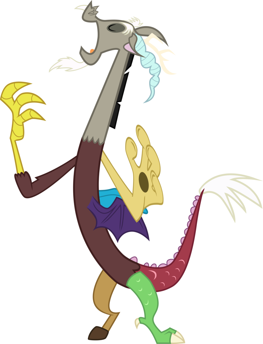 Discord Mlp Evil Laugh - Mlp Discord Evil Vector Clipart (900x1175), Png Download