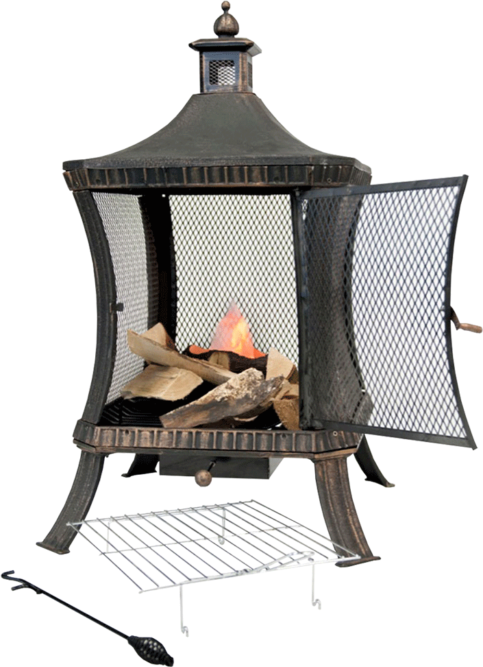 Hestia Firepit - Fireplace Clipart (1000x1000), Png Download