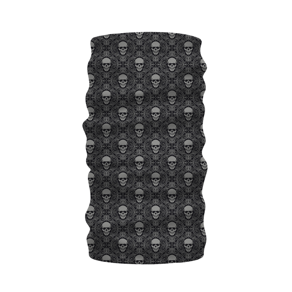 Black Skull ﻿neck Warmer Morf Scarf - Patchwork Clipart (1024x1024), Png Download