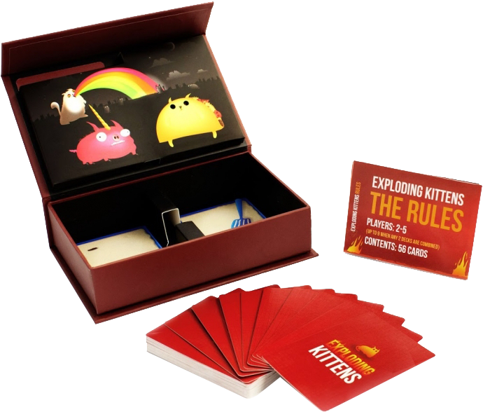 Meow-box - Exploding Kittens First Edition Meow Box Clipart (900x600), Png Download