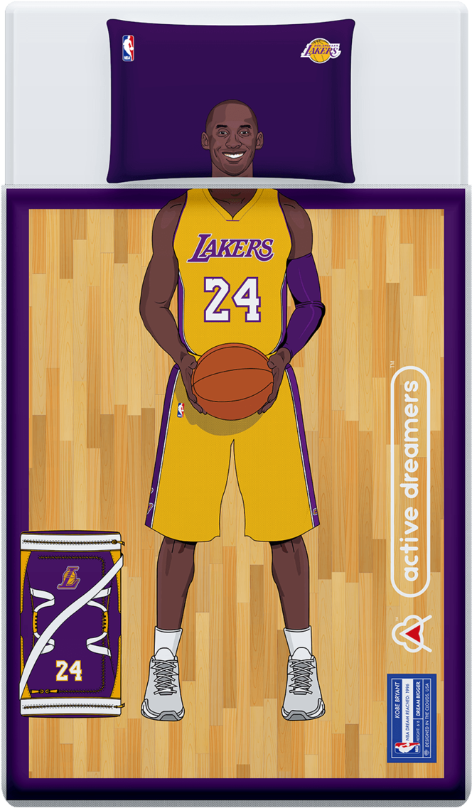 Kobe Bryant Blanket Clipart (830x1199), Png Download