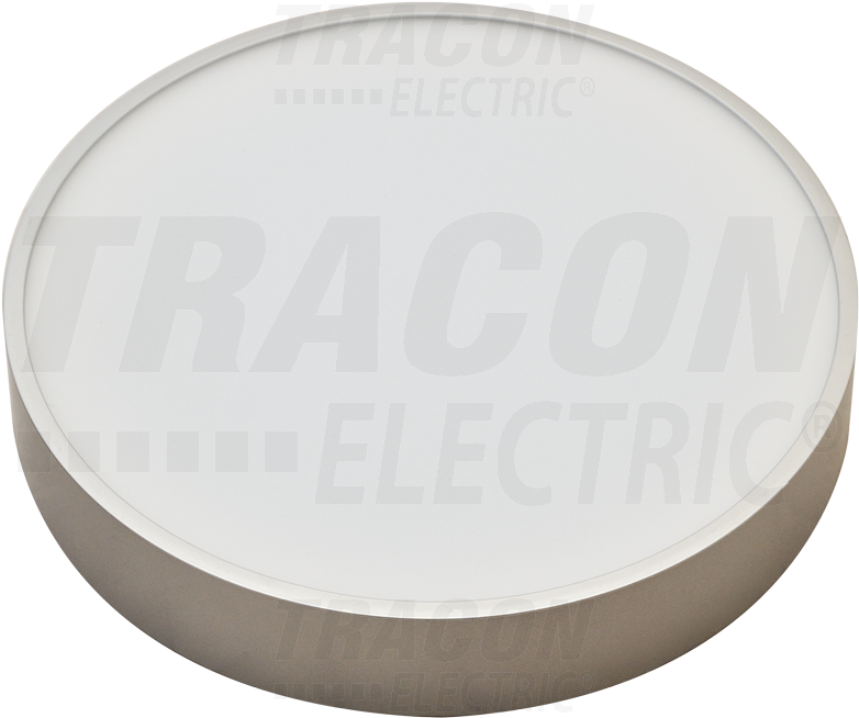 Surface Mount Led Light With Plastic Cover And Silver - Circle Clipart (800x683), Png Download