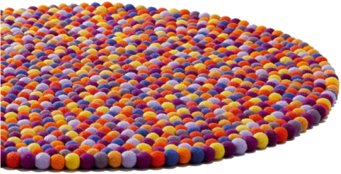 Multi Color Carpet - Alfombra De Colores Con Lana Clipart (700x850), Png Download