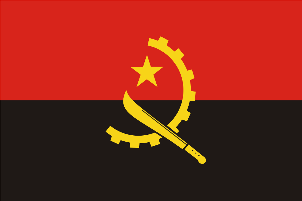 Ao Angola Flag Icon - Angola Flag Clipart (1024x1024), Png Download
