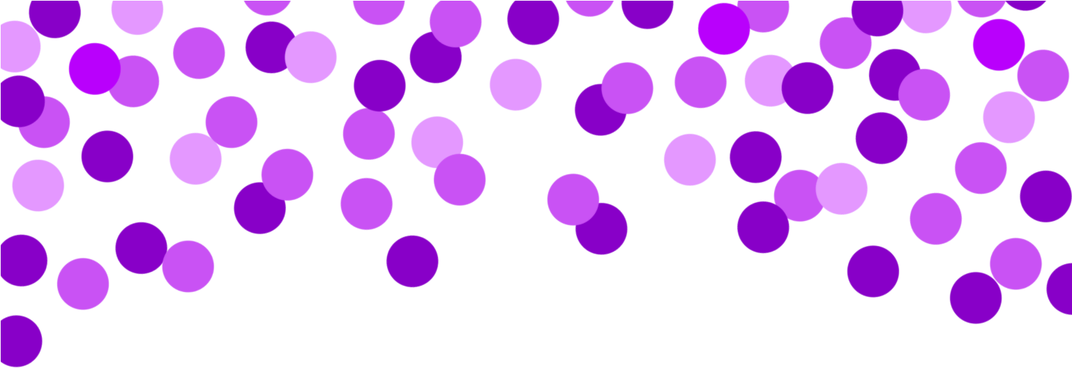Confetti Clipart Header - Pink And Purple Confetti Png Transparent Png (1536x2048), Png Download