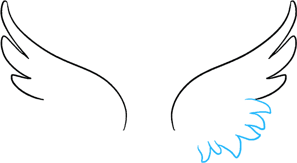 Jpg Freeuse Stock Harley Drawing Angel Wing - Transparent Angel Wings Clipart - Png Download (678x600), Png Download