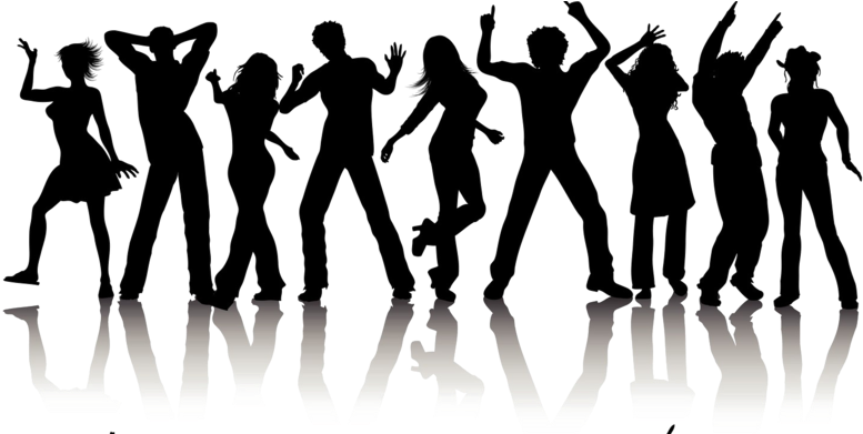 Download Free Png Dance - Party People White Background Clipart (800x390), Png Download