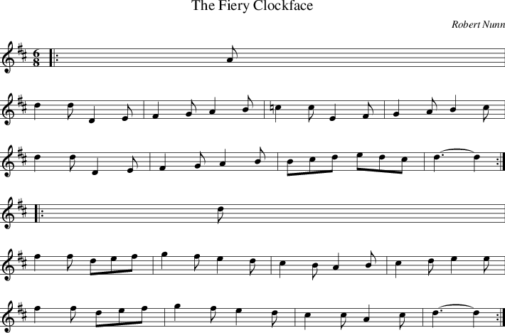 Listen To The Fiery Clockface - Sheet Music Clipart (710x468), Png Download