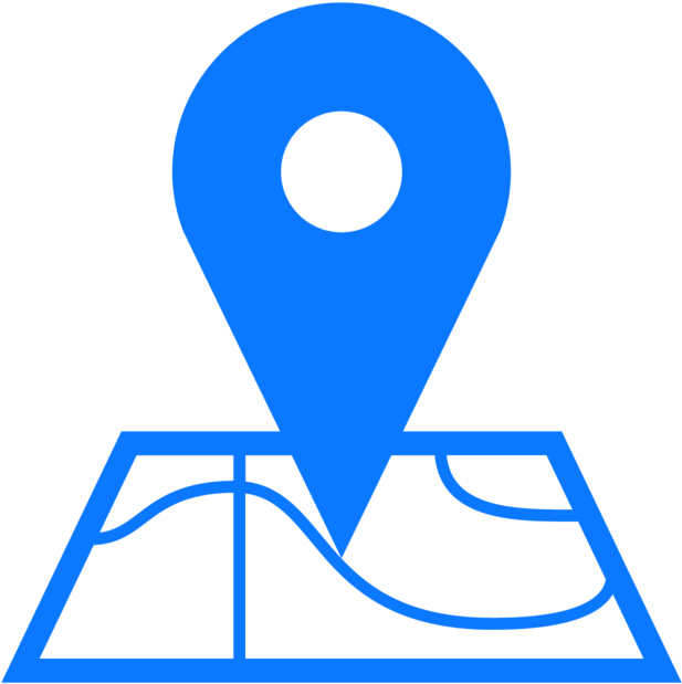 Location Icon Png Transparent - Location Icon For Website Clipart (1000x1000), Png Download