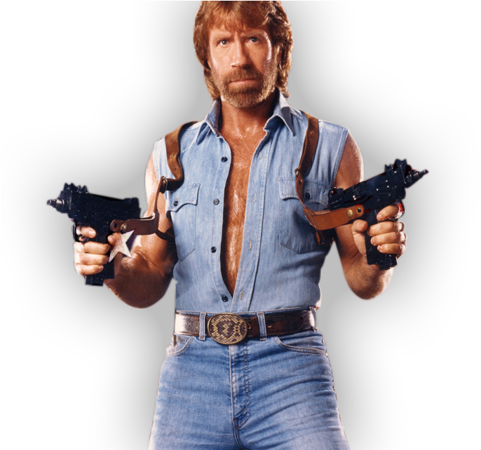 Chuck Norris Videos Clipart (700x641), Png Download