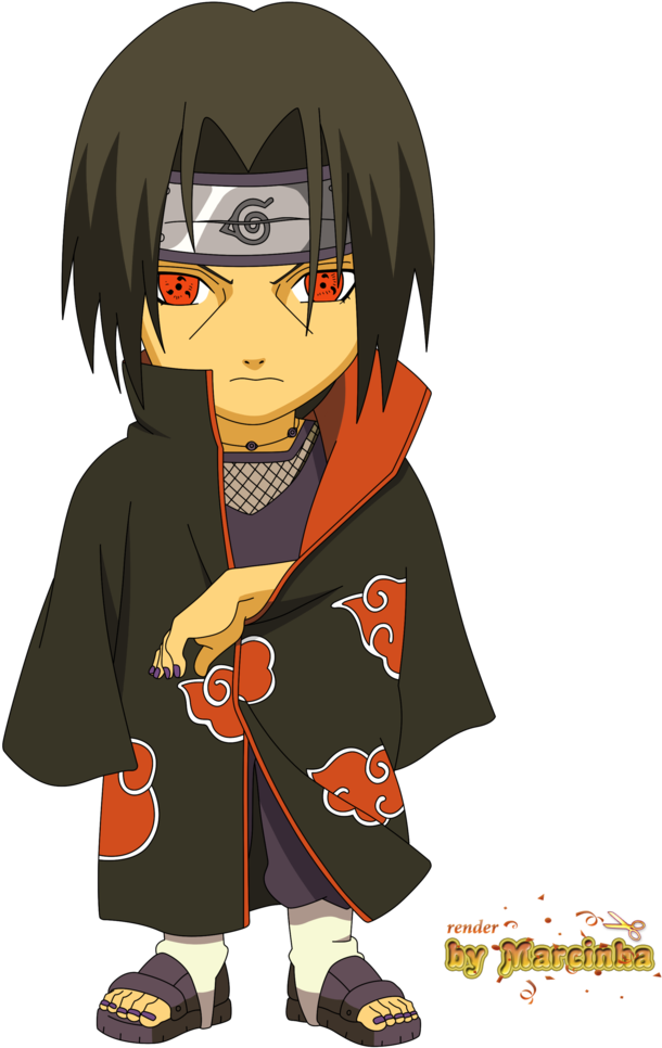 Itachi Uchiha Png - Itachi Chibi Clipart (755x1057), Png Download