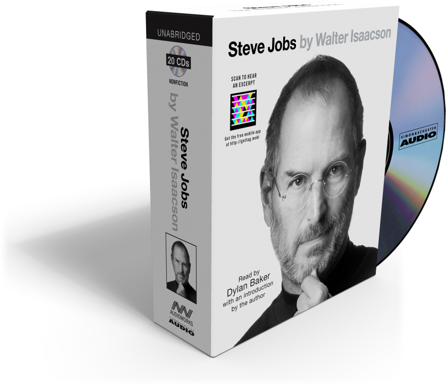 Download Steve Jobs Audio Book Online - Album Cover Clipart (1000x1000), Png Download