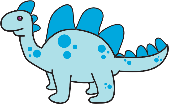 Cute Dinosaur Cliparts - Cartoon Dinosaurs No Background - Png Download (763x514), Png Download