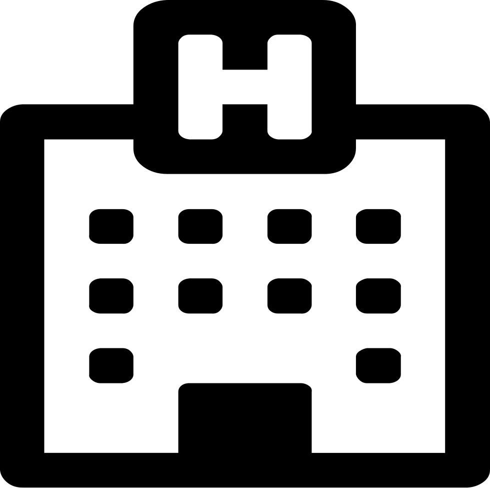 Hospital Icon Png - Hospital Icono Png Clipart (980x975), Png Download