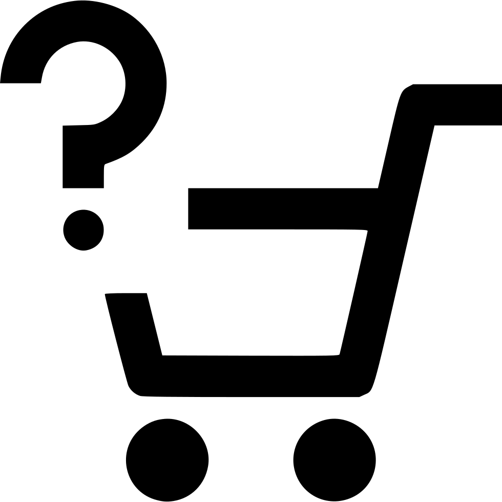 Cart Question Mark Comments Clipart (980x980), Png Download