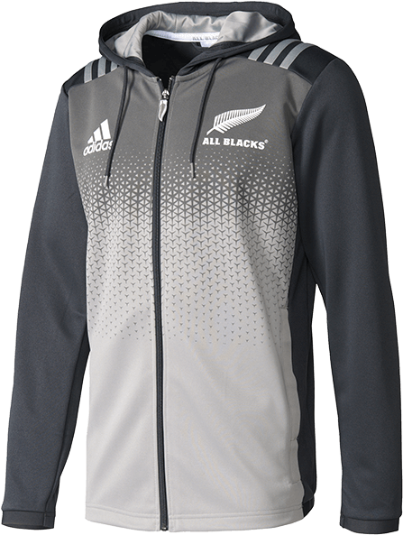 All Blacks Full Zip Hoodie - All Blacks Hoodie Clipart (600x600), Png Download