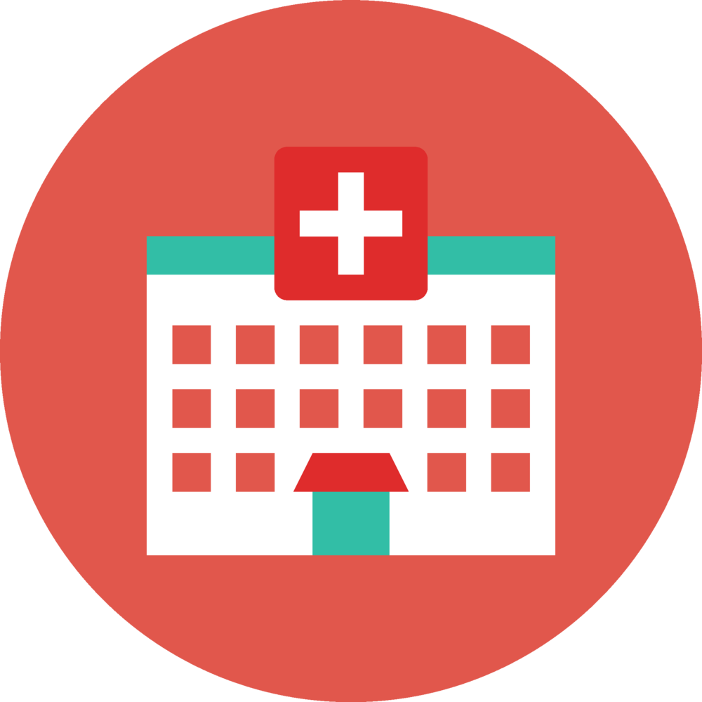 Hospital Clipart (1000x1000), Png Download