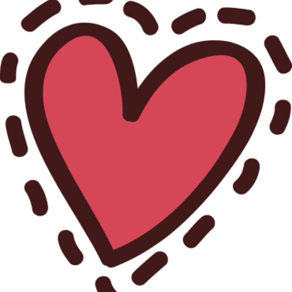 Cute Heart Clipart Fish Clipart Hatenylo - Cute Heart Clipart Png Transparent Png (1024x1024), Png Download