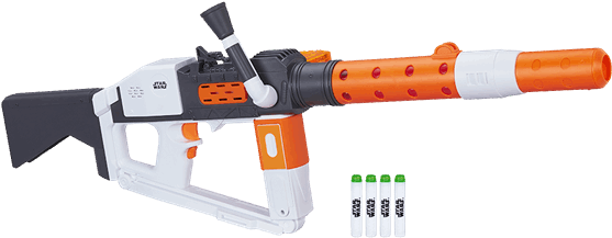 First Order Stormtrooper Deluxe Nerf Blaster - Nerf First Order Stormtrooper Blaster Clipart (600x600), Png Download