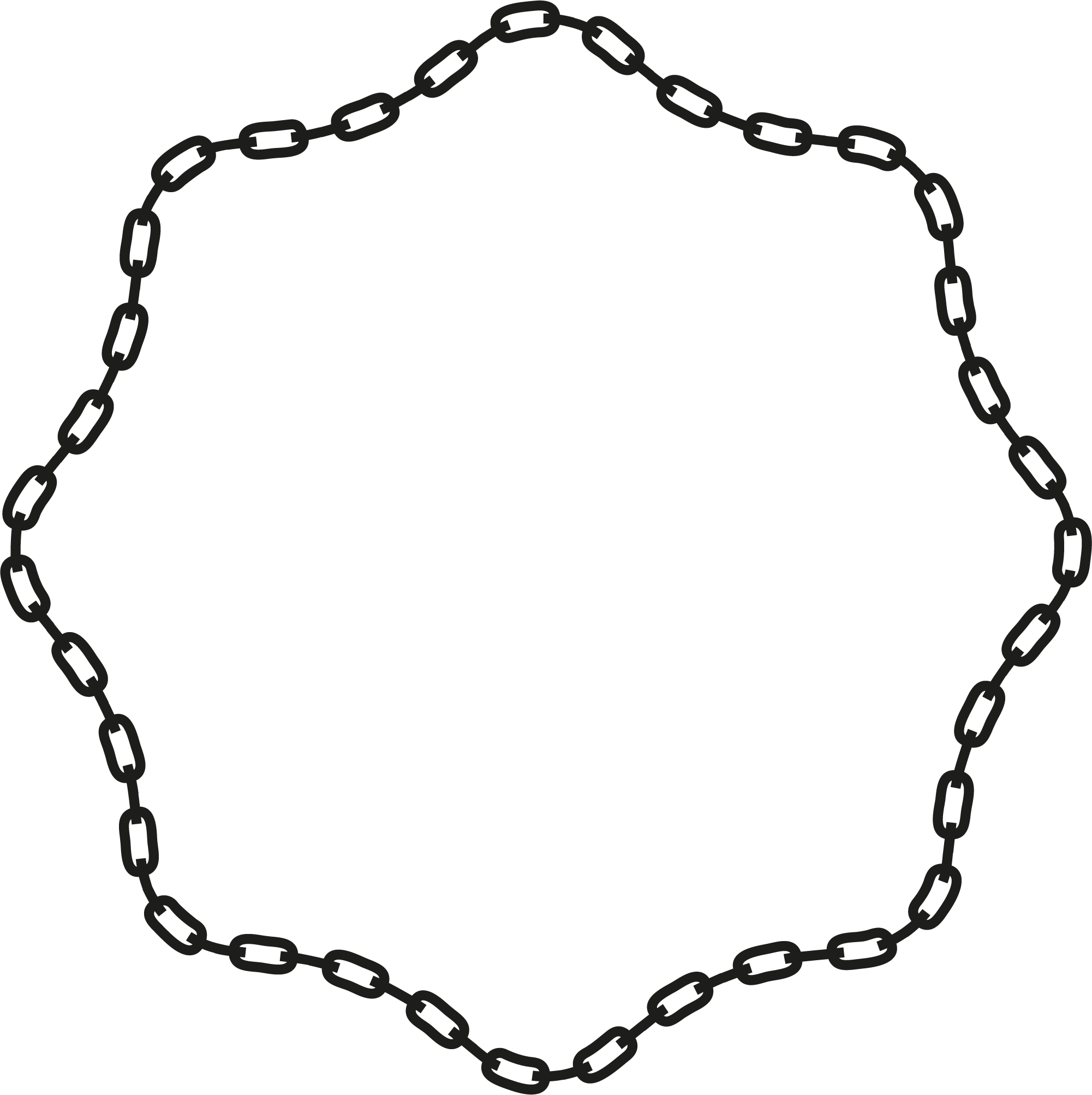 Png Library Stock Drawing Chain Hand Drawn - Chain Circle Vector Free Clipart (2001x2006), Png Download