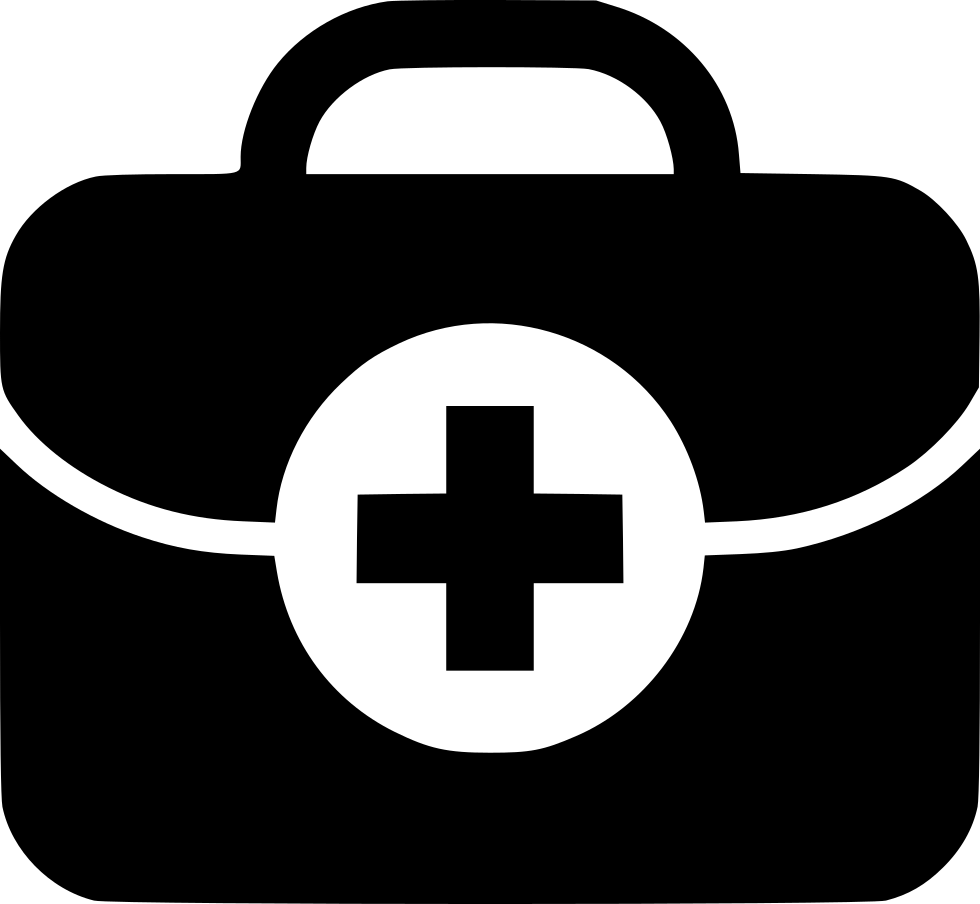 Chest Bag Surgical First Aid Kitcase Png - Medical Kit Icon Clipart (980x904), Png Download