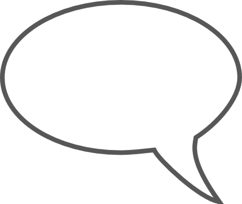 Free Png Download Instagram Comment Bubble Icon Png - Filled Speech Bubble Png Clipart (850x717), Png Download