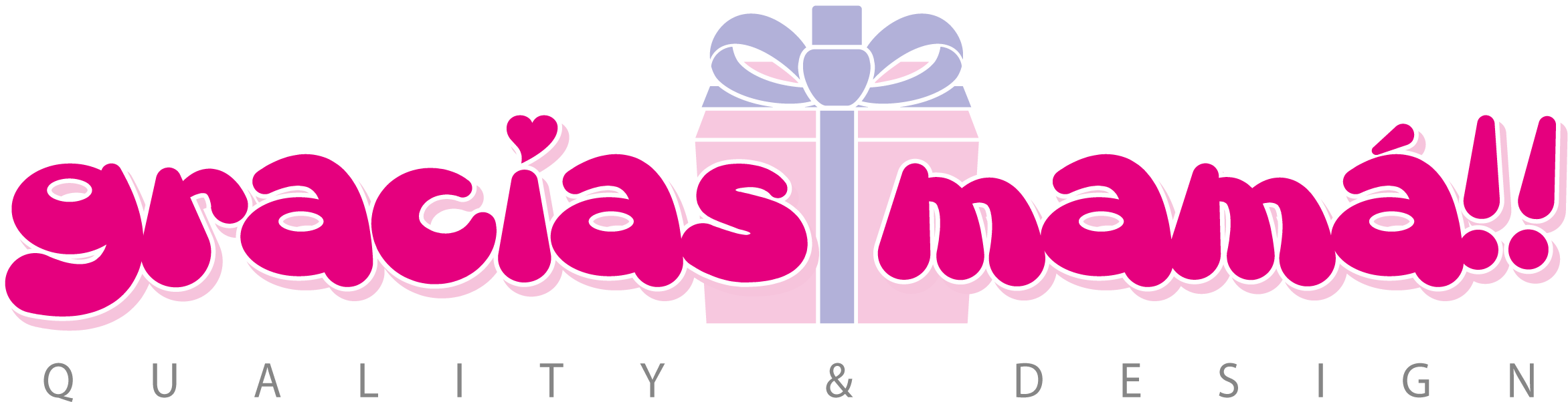 Gracias Mamá Clipart (2383x626), Png Download